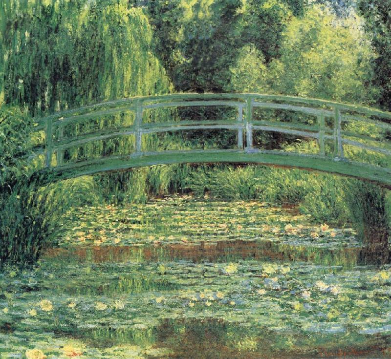 Claude Monet Le Pont japonais et L-Etang des Nympheas,Giverny France oil painting art